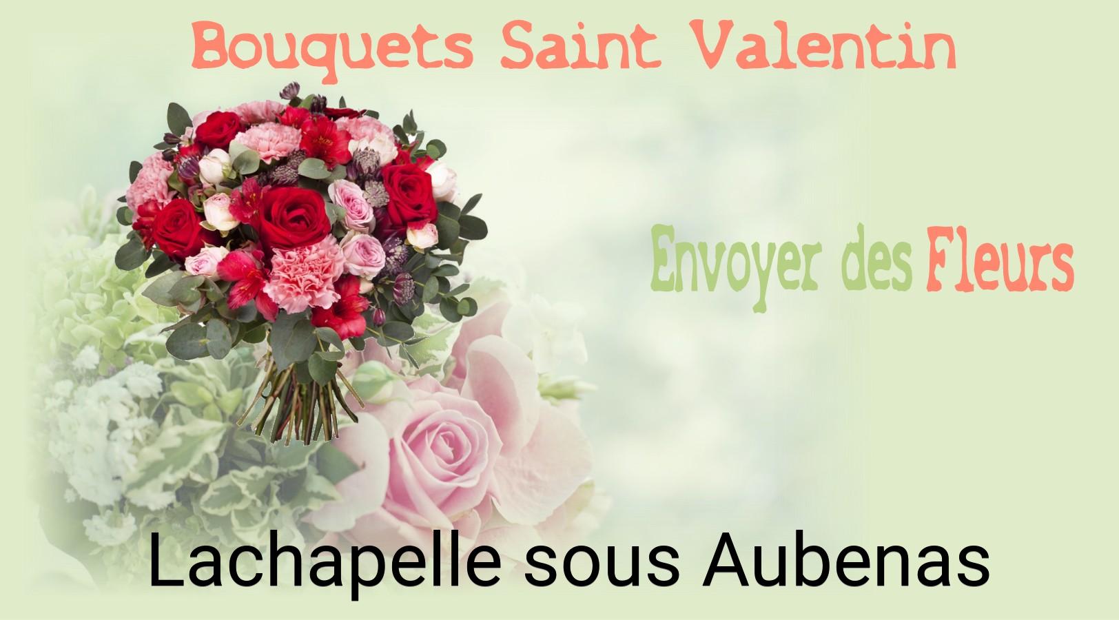 Roses de Saint-Valentin livrées à Lachapelle-sous-Aubenas